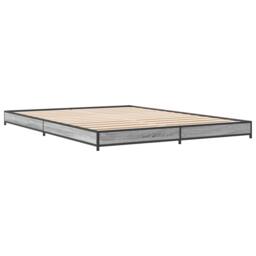 Berkfield Home Bed Frame without Mattress Grey Sonoma 120x200 cm - Size: Small Double - thumbnail 6