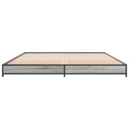 Berkfield Home Bed Frame without Mattress Grey Sonoma 120x200 cm - Size: Small Double - thumbnail 4