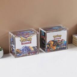 NESTLUNE TCG Booster Box Premium Acrylic Display Case in Clear - thumbnail 4