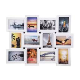 Havendro 12-Aperture Multi Picture Frame for 10-15 Inch Photos in White