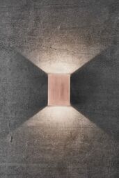 Nordlux Modern Outdoor Wall Light Brown Copper Intergrated LED Coastal/Marine Safe - Mains Powered, IP54 - thumbnail 5