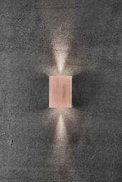 Nordlux Modern Outdoor Wall Light Brown Copper Intergrated LED Coastal/Marine Safe - Mains Powered, IP54 - thumbnail 8