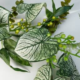 Leaf 150cm Artificial Hanging Trailing Plant Alocasia Sinuata in Green - thumbnail 3