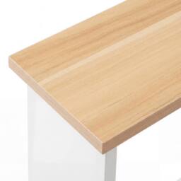 Levede Side Table Slim Storage Magazine Rack Sofa End Table Small Space in Natural - thumbnail 5