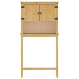 Berkfield Home Bathroom Washing Machine Cabinet Corona Solid Wood Pine in Brown - thumbnail 5