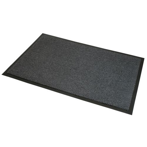 JVL Commodore Barrier Mat, 120x170cm, Grey/Black in Dark Grey - Size: 120 cm x 170 cm - image 1