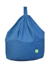 Bean Lazy Cotton Twill French Blue Bean Bag Child Size in Mid Blue - Size: Small - thumbnail 1