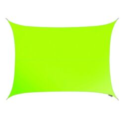 Primrose 6m x 5m Water Resistant Patio Sun Shade Sail 96.5% UV Block Free Rope in Lime - thumbnail 1