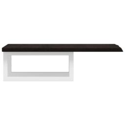 Berkfield Home Basin Shelf Wall Mounted Steel & Solid Wood Oak in Brown - thumbnail 5