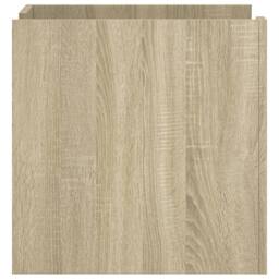 Berkfield Home Bedside Cabinet Sonoma Oak 45x50x50 cm Engineered Wood in Light Brown - Size: 45 x 50 x 50 cm - thumbnail 5