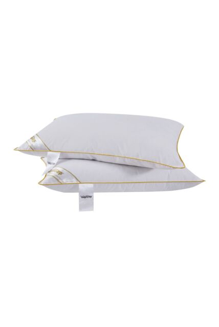 Ezysleep Luxury Goose Feather & Down Pillow - Set of 2 in White - image 1
