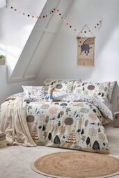 Peter Rabbit™ Scandi Woods 100% Brushed Cotton Reversible Duvet Cover Set - thumbnail 3