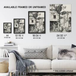 "Artery8 The Nativity Birth of Jesus Albrecht Durer Wall Art Poster Print in White - Size: W18"" x H24""" - thumbnail 3