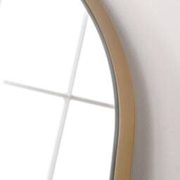 Yearn Mirrors Soho Curved Overmantle Mirror in Gold - thumbnail 2