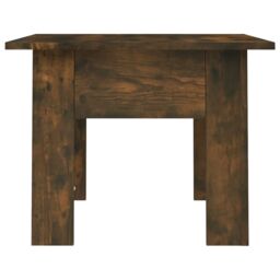 Berkfield Home Coffee Table Smoked Oak 55x55x42 cm Engineered Wood in Brown - Size: 55 x 55 x 42 cm - thumbnail 5