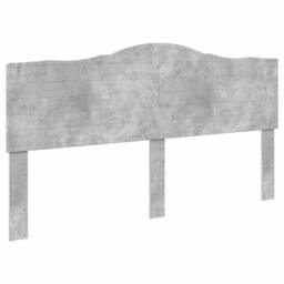 Berkfield Home Bed Frame with Headboard Concerte 180 x 200 cm Solid Pine Wood in Grey - thumbnail 6