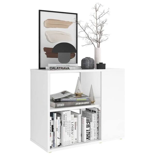 Berkfield Home Side Cabinet White 60x30x50 cm Engineered Wood - Size: 60 x 30 x 50 cm - image 1