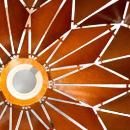 Emitto Ceiling Light Shade Pendant Metal Lampshade Easy Fit Geometric in Black - thumbnail 6