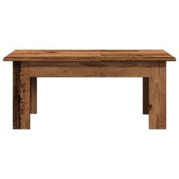 Berkfield Home Coffee Table Old Wood 100x60x42 cm Engineered Wood in Brown - Size: 100 x 60 x 42 cm - thumbnail 4