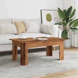 Berkfield Home Coffee Table Old Wood 100x60x42 cm Engineered Wood in Brown - Size: 100 x 60 x 42 cm