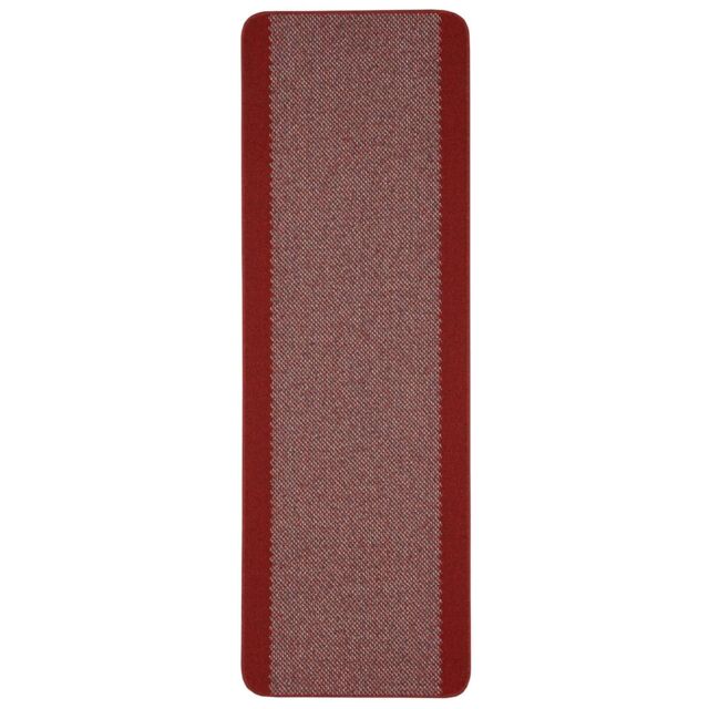 THE RUGS Washable Designer Rugs & Mats Bordered Design in Red - 110R - Size: 80 cm x 140 cm - image 1