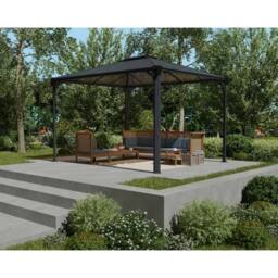 Palram Martinique 3600 Garden Gazebo Grey Bronze - L360 x W295 x H274.5 cm - thumbnail 3