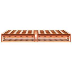 Berkfield Home Bed Frame without Mattress Wax Brown 140x190 cm Solid Wood Pine - thumbnail 5