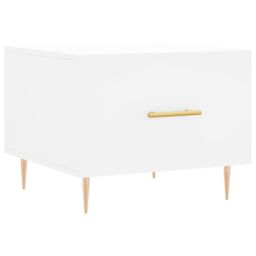 Berkfield Home Coffee Tables 2 pcs White 50x50x40 cm Engineered Wood - Size: 50 x 50 x 40 cm - thumbnail 5