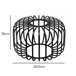 Emitto Industrial Ceiling Pendant Light Shade Black Metal Cage Lamp Shade - thumbnail 4
