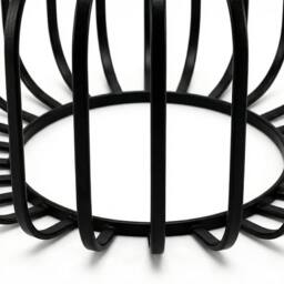 Emitto Industrial Ceiling Pendant Light Shade Black Metal Cage Lamp Shade - thumbnail 7