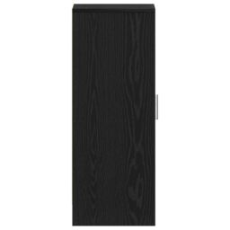 Berkfield Home Shoe Cabinet Black oak MDF Standard Storage Shoe Storage - thumbnail 7