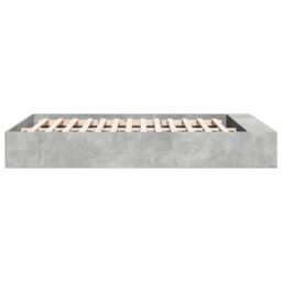 Berkfield Home Bed Frame without Mattress Grey Sonoma 150x200 cm King Size - thumbnail 5