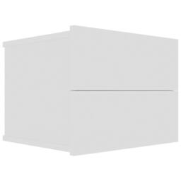 Berkfield Home Bedside Cabinets 2 pcs White 40x30x30 cm Engineered Wood - Size: 40 x 30 x 30 cm - thumbnail 3