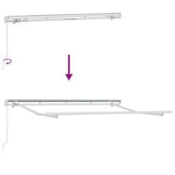 Berkfield Home Manual Retractable Awning Multicolour Stripe 500x300 cm - thumbnail 9