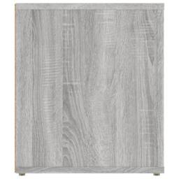 Berkfield Home TV Cabinet Grey Sonoma 100x35x40 cm Engineered Wood - Size: 100 x 35 x 40 cm - thumbnail 8