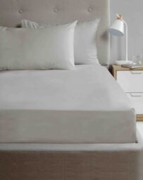 Rapport Home So Soft Microfibre Fitted Sheet in Grey - Size: King
