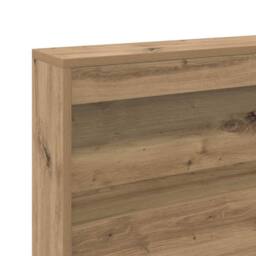 Berkfield Home Storage Headboard with Shelf with Headboard with Storage Artisan in Brown - thumbnail 9