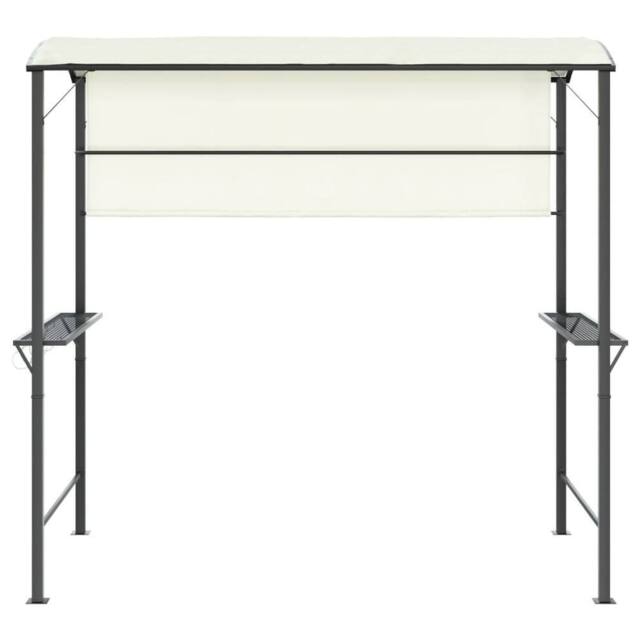 Berkfield Home Gazebo with Roof 220x110x200 cm Cream - Size: 220 x 110 x 200 cm - image 1
