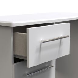 Ready Assembled 2 U Carlton Vanity (Ready Assembled) in Grey - Size: Medium - thumbnail 5