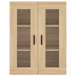 Berkfield Home Highboard Sonoma Oak 69.5x34x180 cm Engineered Wood in Brown - thumbnail 6