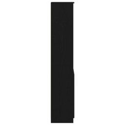Berkfield Home Highboard Black Oak 37.5x35x180 cm Engineered Wood - thumbnail 6