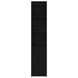 Berkfield Home Highboard Black Oak 37.5x35x180 cm Engineered Wood - thumbnail 5