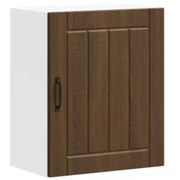 Berkfield Home Kitchen Wall Cabinet Lucca Brown Oak Engineered Wood - thumbnail 3