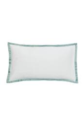 1951 'Olenna' Luxury 250 Thread Count Cotton Sateen Duvet Cover Set in Green - Size: Double - thumbnail 3