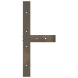 Berkfield Home Dining Table Legs T-Shaped¬†2 pcs Natural Steel 80x35x(72-73) cm Steel in Dark Grey - thumbnail 7