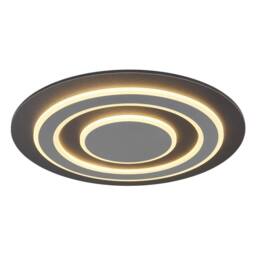 Netlighting Jayden 48cm Semi Flush Ceiling Light Anthracite LED 3000K in Grey - thumbnail 1