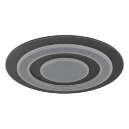 Netlighting Jayden 48cm Semi Flush Ceiling Light Anthracite LED 3000K in Grey - thumbnail 2