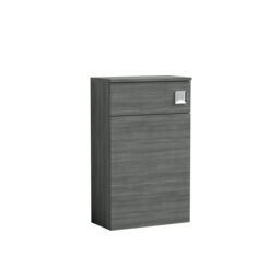 Balterley Contemporary Compact WC Toilet Unit 500mm - Anthracite in Grey - thumbnail 1