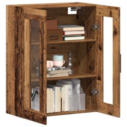 Berkfield Home Sideboard Old Wood 69.5x34x90 cm Engineered Wood in Brown - thumbnail 1