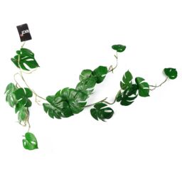 Leaf 100cm Artificial Hanging Trailing Monstera Plant in Green - thumbnail 4